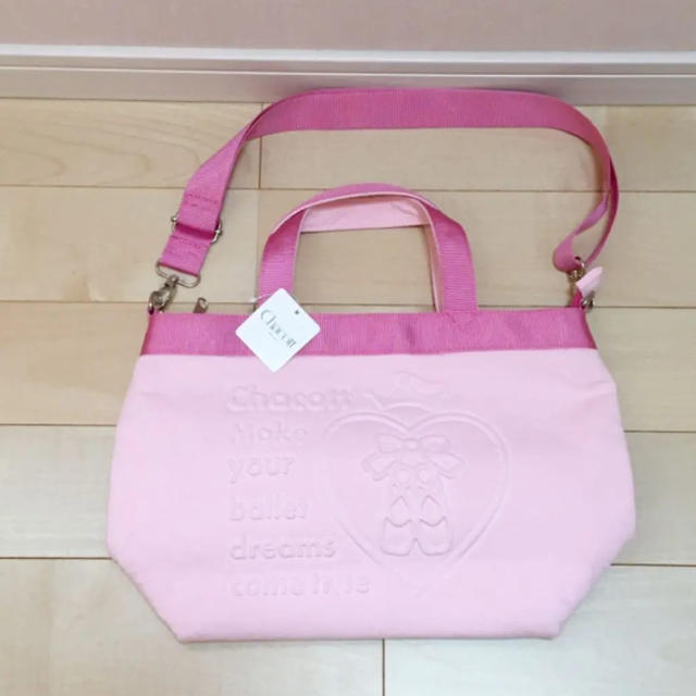 CHACOTT(チャコット)の新品　チャコット　ショルダーバッグ　トートバッグ　ピンク レディースのバッグ(ショルダーバッグ)の商品写真