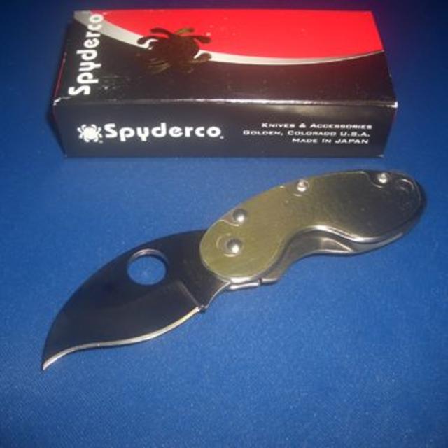 一本限定　スパイダルコ　SPYDERCO　クリケット　ナイフ