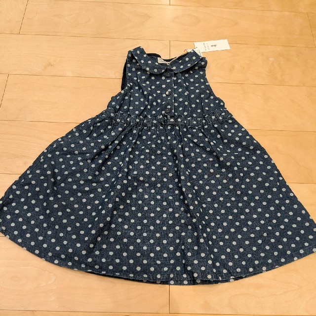 ラポシェビスキュイ　ジャンパースカート130　新品未使用 キッズ/ベビー/マタニティのキッズ服女の子用(90cm~)(ワンピース)の商品写真