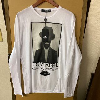 トムレヴェル(TOM REBL)の【新品】TOM REBL プリント長袖Tシャツ Lサイズ(Tシャツ/カットソー(七分/長袖))