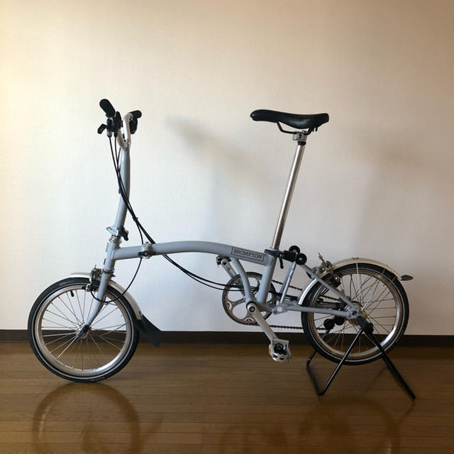 [美品]BROMPTON M6L グレー 最上位モデル自転車本体