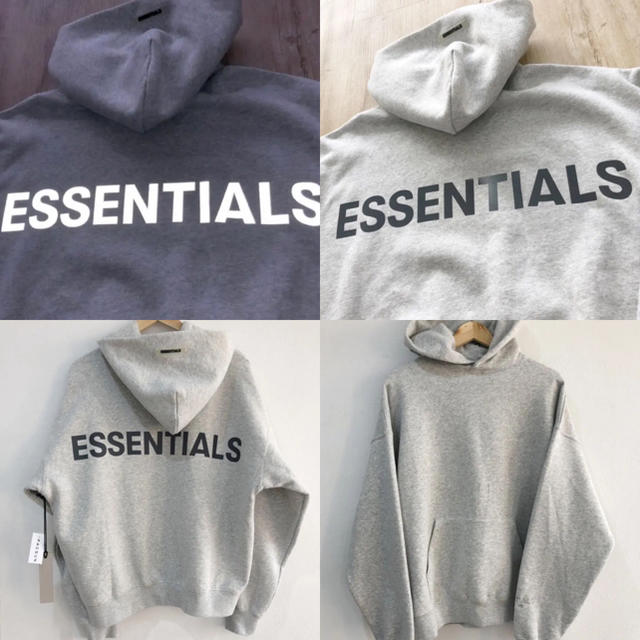 FEAR OF GOD(フィアオブゴッド)のessentials パーカー グレー リフレクト fear of god メンズのトップス(パーカー)の商品写真