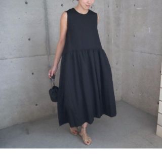 エンフォルド(ENFOLD)のella selectshop sleeve less docking dres(ロングワンピース/マキシワンピース)