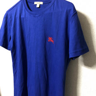 バーバリー(BURBERRY)のBurberry バーバリー　レディースTシャツ　Lサイズ　　青　新品未使用(Tシャツ(半袖/袖なし))