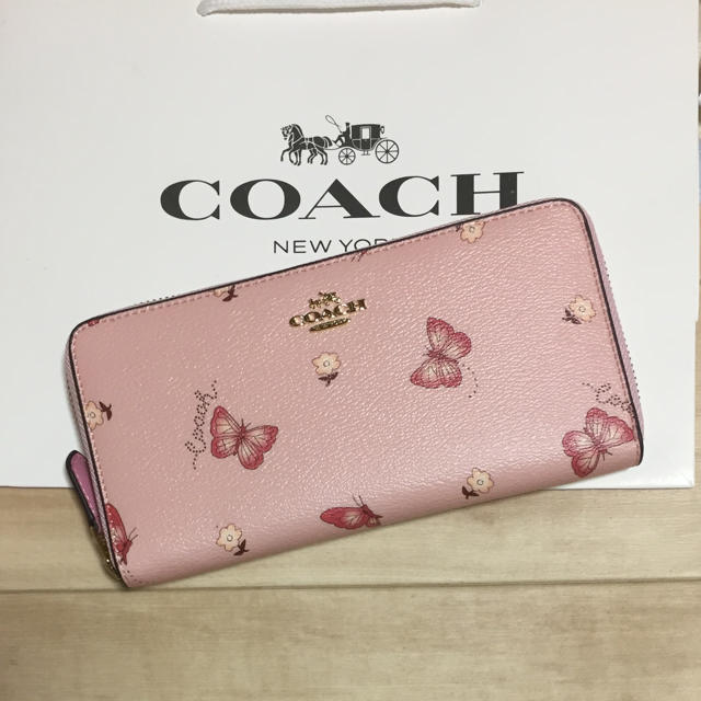 COACH コーチ 蝶 ピンク