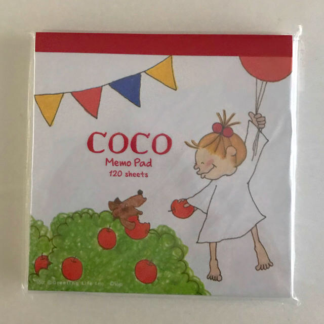 Coco(ココ)の新品‼︎未開封！COCO ココちゃんメモ インテリア/住まい/日用品の文房具(ノート/メモ帳/ふせん)の商品写真