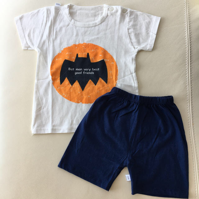 GAP Kids(ギャップキッズ)の【新品】バッドマン　パジャマ　半袖×半ズボン　男の子　100cm キッズ/ベビー/マタニティのキッズ服男の子用(90cm~)(パジャマ)の商品写真