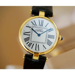 カルティエ(Cartier)の美品 カルティエ マスト ヴァンドーム オパラン ローマン LM Cartier(腕時計(アナログ))