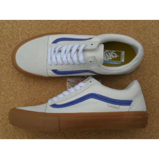 ヴァンズ(VANS)のバンズ VANS OLD SKOOL PRO 27,5cm 白青ガム(スニーカー)