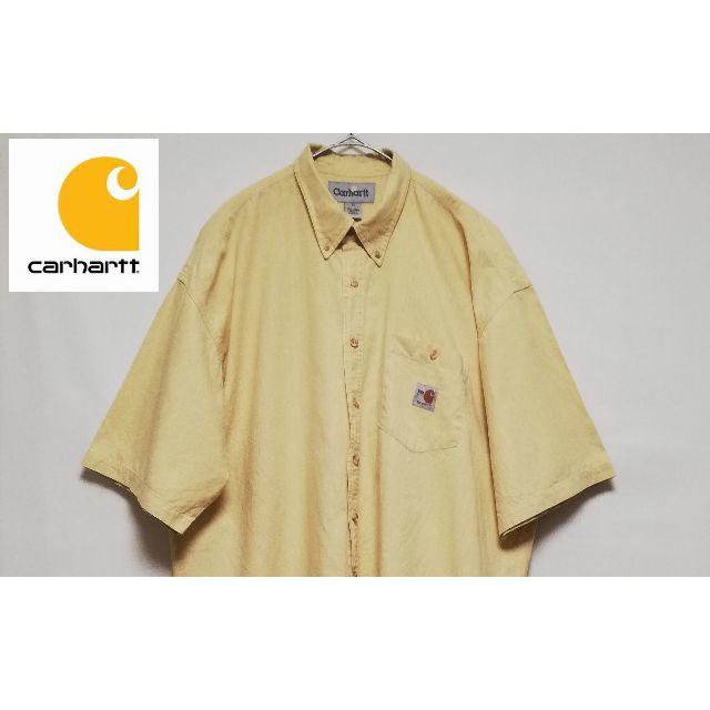 carhartt(カーハート)の⑥CARHARTT カーハート ワークシャツ 半袖 XL メンズのトップス(シャツ)の商品写真