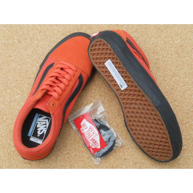 バンズ VANS OLD SKOOL PRO 27,0cm 黒橙白