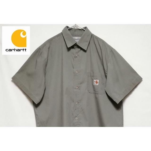 ⑬CARHARTT カーハート ワークシャツ 半袖 XL