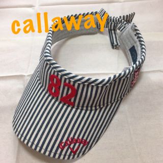 キャロウェイ(Callaway)の ♡callaway キャロウェイ　♡サンバイザー ゴルフ　バックリボン(キャップ)