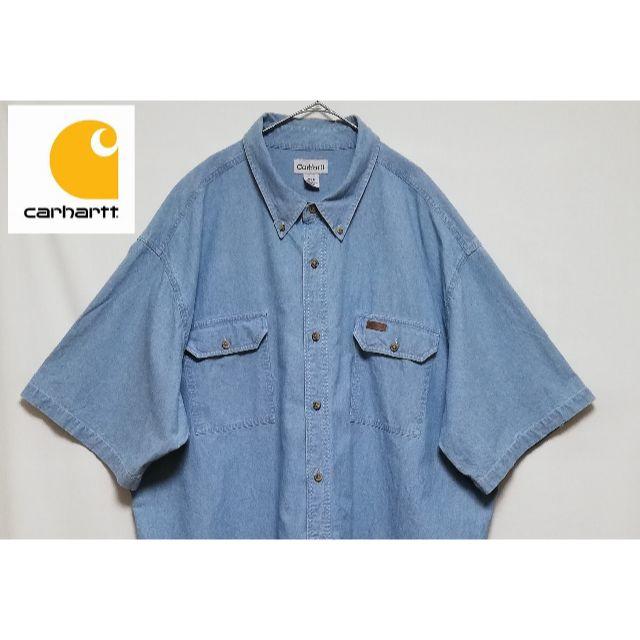 ⑱CARHARTT カーハート ワークシャツ 半袖 XL