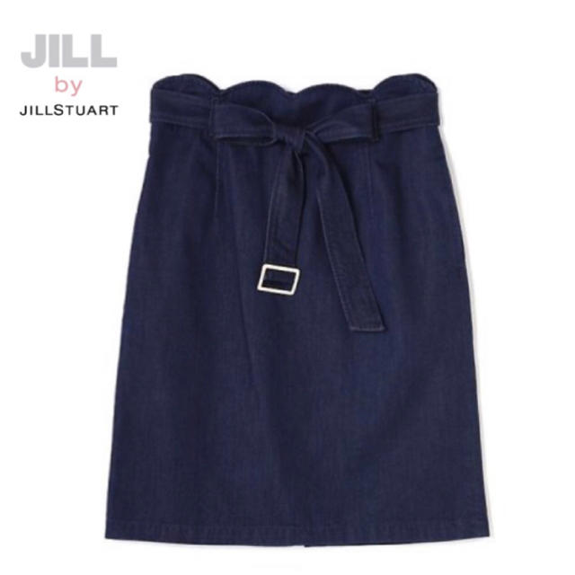 JILL by JILLSTUART(ジルバイジルスチュアート)の JILL by JILLSTUART デニムスカート レディースのスカート(ひざ丈スカート)の商品写真