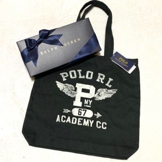 ポロラルフローレン(POLO RALPH LAUREN)の新品 POLO RL Pウイング キャンバス トートバッグ(トートバッグ)