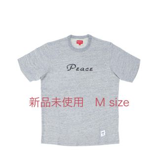 シュプリーム(Supreme)のsupreme peace s/s top tshirt grey Msize(Tシャツ/カットソー(半袖/袖なし))