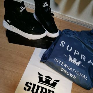 スープラ(SUPRA)のSUPRA ハイカットスニーカー+ナイロンジャケット！最終値下げ！(スニーカー)