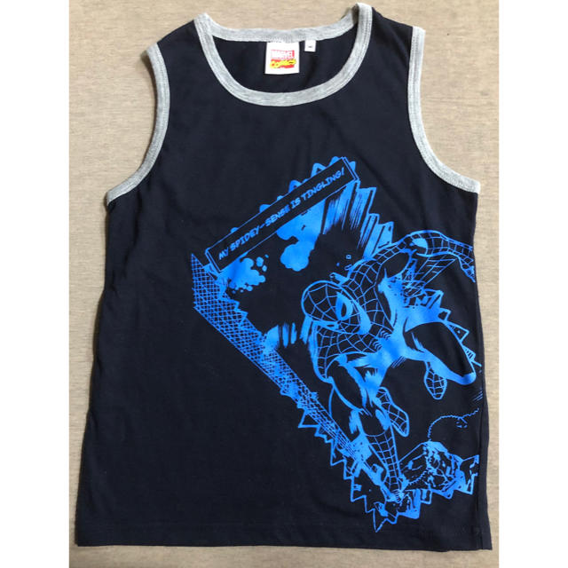 スパイダーマン　タンクトップ  140cm キッズ/ベビー/マタニティのキッズ服男の子用(90cm~)(Tシャツ/カットソー)の商品写真