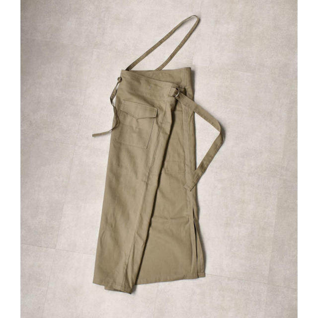 引越しセール！lavish gate ラップスカート　カーキベージュ レディースのスカート(ロングスカート)の商品写真