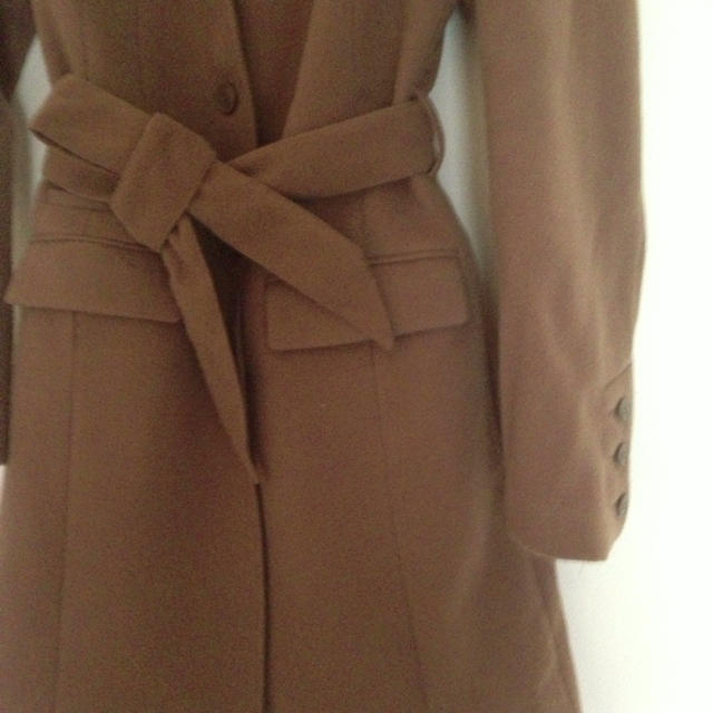 H&M(エイチアンドエム)のH＆M☆ベージュロングコート レディースのジャケット/アウター(ロングコート)の商品写真