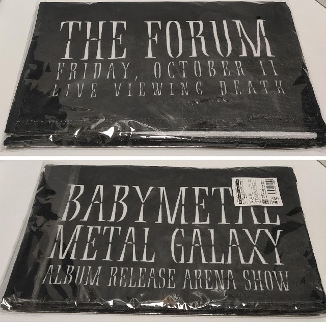 BABYMETAL(ベビーメタル)のBABYMETAL THE FORUM  LV TEE&タオル ポスター期間限定 エンタメ/ホビーのタレントグッズ(アイドルグッズ)の商品写真