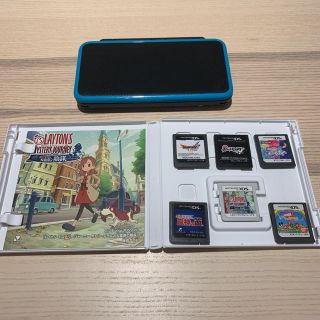 ニンテンドー2DS(ニンテンドー2DS)の☆美品☆NEWニンテンドー2DS LL ソフト6個付き！(家庭用ゲーム機本体)