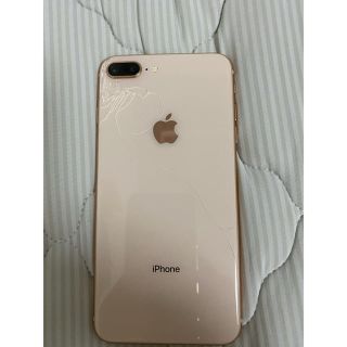 アイフォーン(iPhone)の【中古品ジャンク】iPhone8Plus 64GB  ゴールド(iPhoneケース)