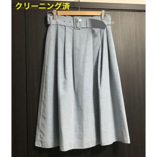 スピックアンドスパン(Spick & Span)のSpick&Span ♡ ブルー Aラインスカート(ひざ丈スカート)