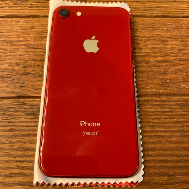 【美品】iPhone8 64GB SIMフリー【赤】