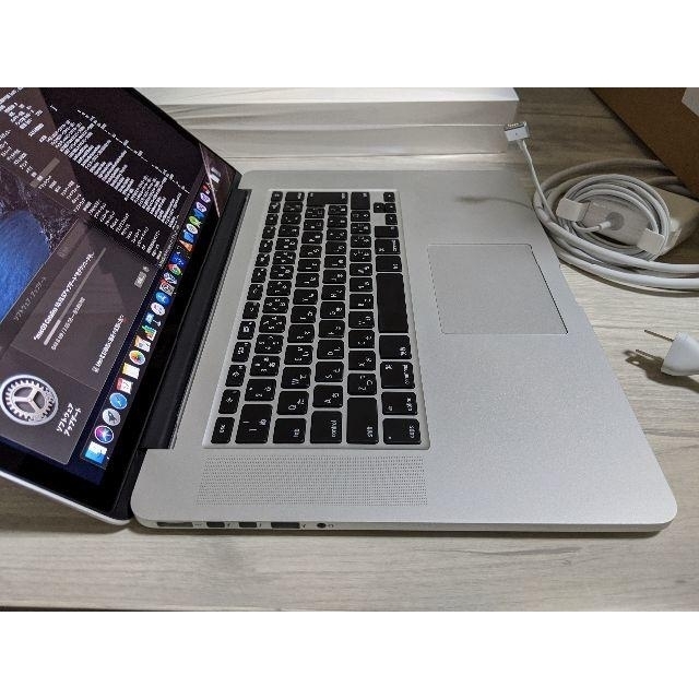 Mac (Apple)(マック)のMacBook Pro(Retina, 15-inch, Mid 2015)i7 スマホ/家電/カメラのPC/タブレット(ノートPC)の商品写真