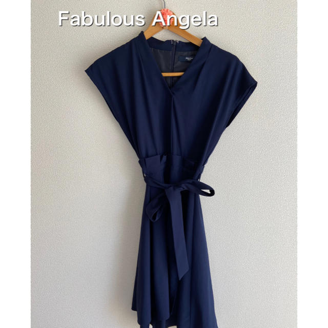 Fabulous Angela(ファビュラスアンジェラ)の美品♡ファビュラスアンジェラ　テールワンピース レディースのワンピース(ひざ丈ワンピース)の商品写真