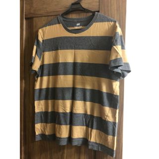 エイチアンドエム(H&M)のH&M ボーダーTシャツ　メンズ(Tシャツ/カットソー(半袖/袖なし))