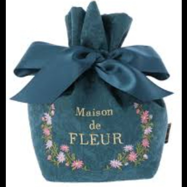 Maison de FLEUR(メゾンドフルール)のMaison de FLEUR 巾着ポーチ レディースのファッション小物(ポーチ)の商品写真