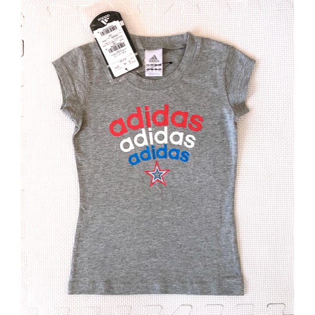 adidas(アディダス)の【新品タグ付】★アディダス★adidas★Tシャツ★130 キッズ/ベビー/マタニティのキッズ服女の子用(90cm~)(Tシャツ/カットソー)の商品写真