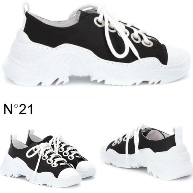 靴/シューズN°21ヌメロヴェントゥーノ Satin Sneakersスニーカー　新品未使用