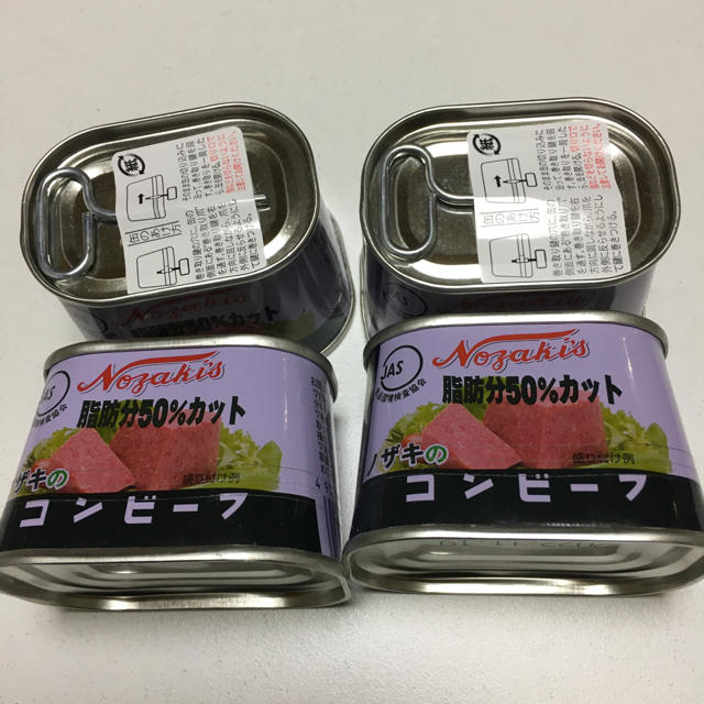 コストコ(コストコ)のノザキ　コーンビーフ　4缶 缶詰　調理　料理 食品/飲料/酒の加工食品(缶詰/瓶詰)の商品写真