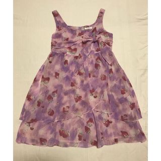 ミルク(MILK)のMILK ストロベリー柄dress(ひざ丈ワンピース)