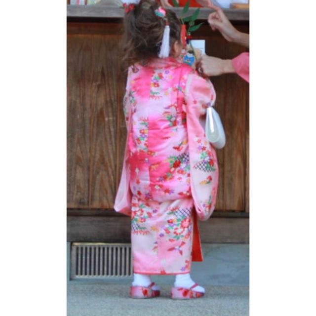 着物セット キッズ/ベビー/マタニティのキッズ服女の子用(90cm~)(和服/着物)の商品写真