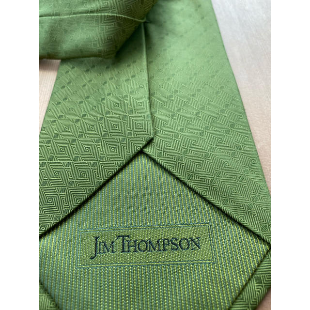 Jim Thompson(ジムトンプソン)の【JIM THOMPSON】【新品　未使用品】ネクタイ　グリーン　タイ メンズのファッション小物(ネクタイ)の商品写真