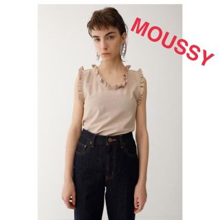 マウジー(moussy)のMOUSSY マウジー フリルネックタンクトップ(タンクトップ)