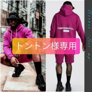 ブーフー(boohoo)の【トントン様専用】boohoo  上下セットアップ ハーフパンツ フーディー(パーカー)