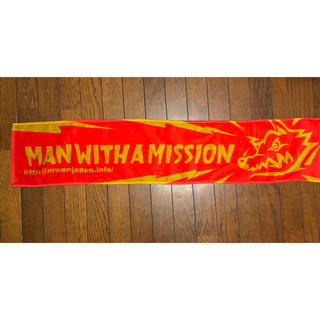 マンウィズアミッション(MAN WITH A MISSION)の【美品】MAN WITH A MISSION タオル 武道館(ミュージシャン)