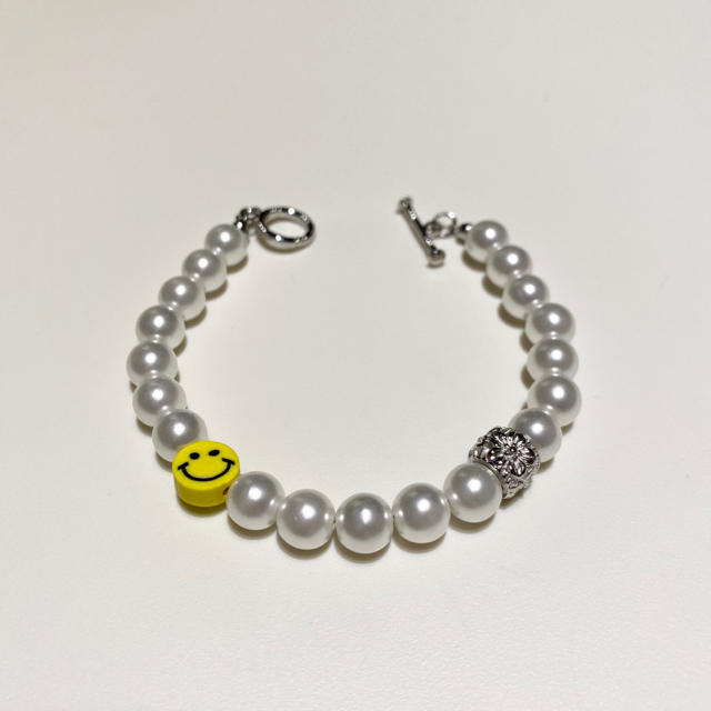 KAPITAL(キャピタル)のpearl beads bracelet パールビーズブレスレット メンズのアクセサリー(ブレスレット)の商品写真