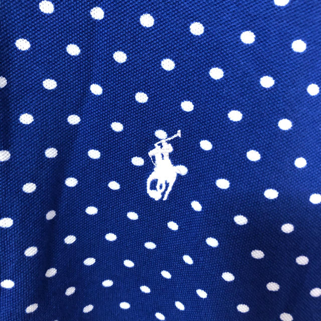 Ralph Lauren(ラルフローレン)のラルフローレン ポロシャツ レディース　ノースリーブ　ドット柄 レディースのトップス(ポロシャツ)の商品写真