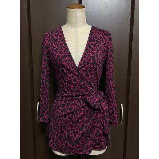 ダイアンフォンファステンバーグ(DIANE von FURSTENBERG)の美品☆定価約4万 DIANE von FURSTENBERG ラップブラウス・2(シャツ/ブラウス(長袖/七分))