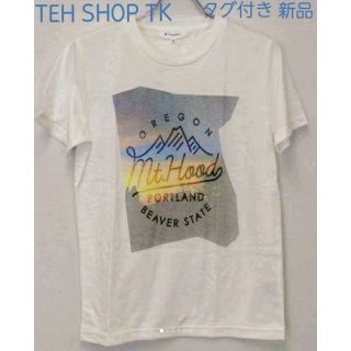 タケオキクチ(TAKEO KIKUCHI)のタグ付き　新品　TEH SHOP TK　オレゴン　白T　激安　ユニセックス(Tシャツ/カットソー(半袖/袖なし))