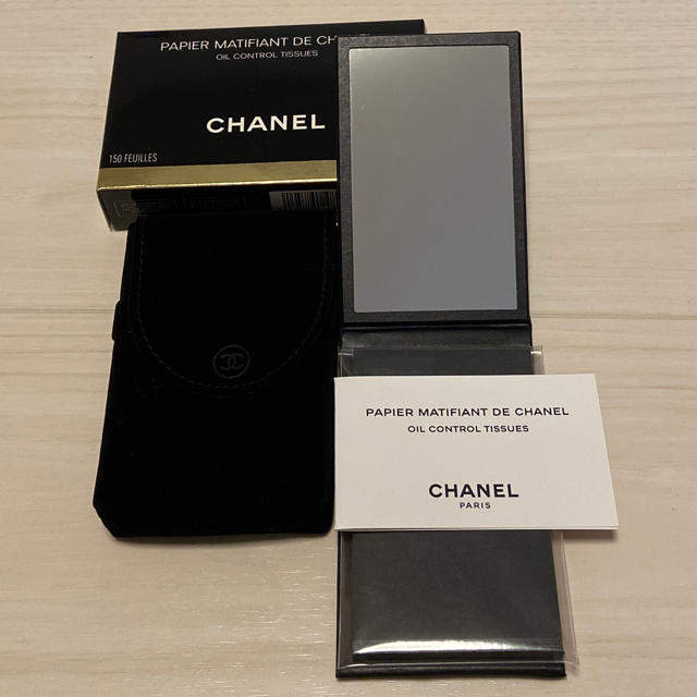 CHANEL(シャネル)のCHANEL ミラー&あぶらとり紙セット レディースのファッション小物(ミラー)の商品写真