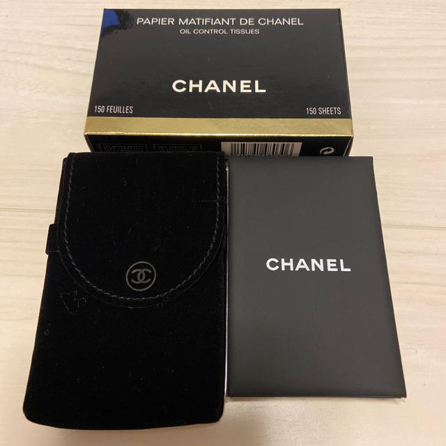 CHANEL(シャネル)のCHANEL ミラー&あぶらとり紙セット レディースのファッション小物(ミラー)の商品写真