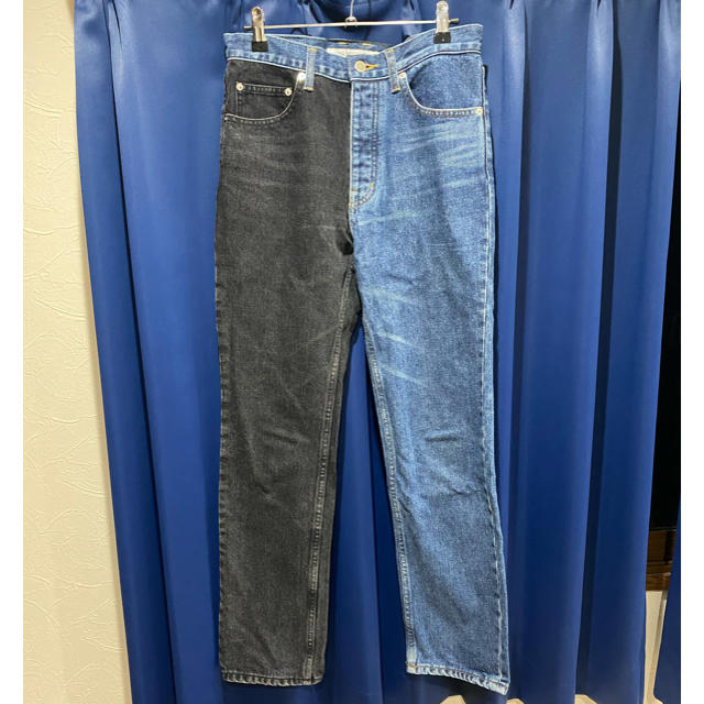 JOHN LAWRENCE SULLIVAN バイカラーデニム 44 上品 stockshoes.co